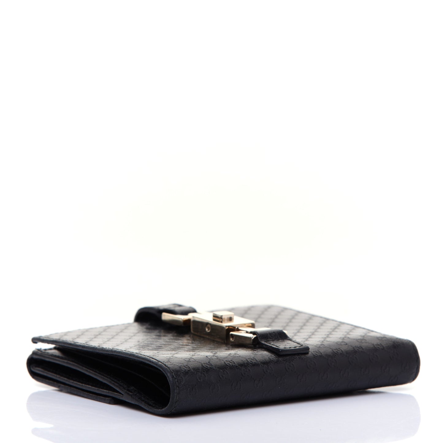 Microguccissima Compact Wallet Black