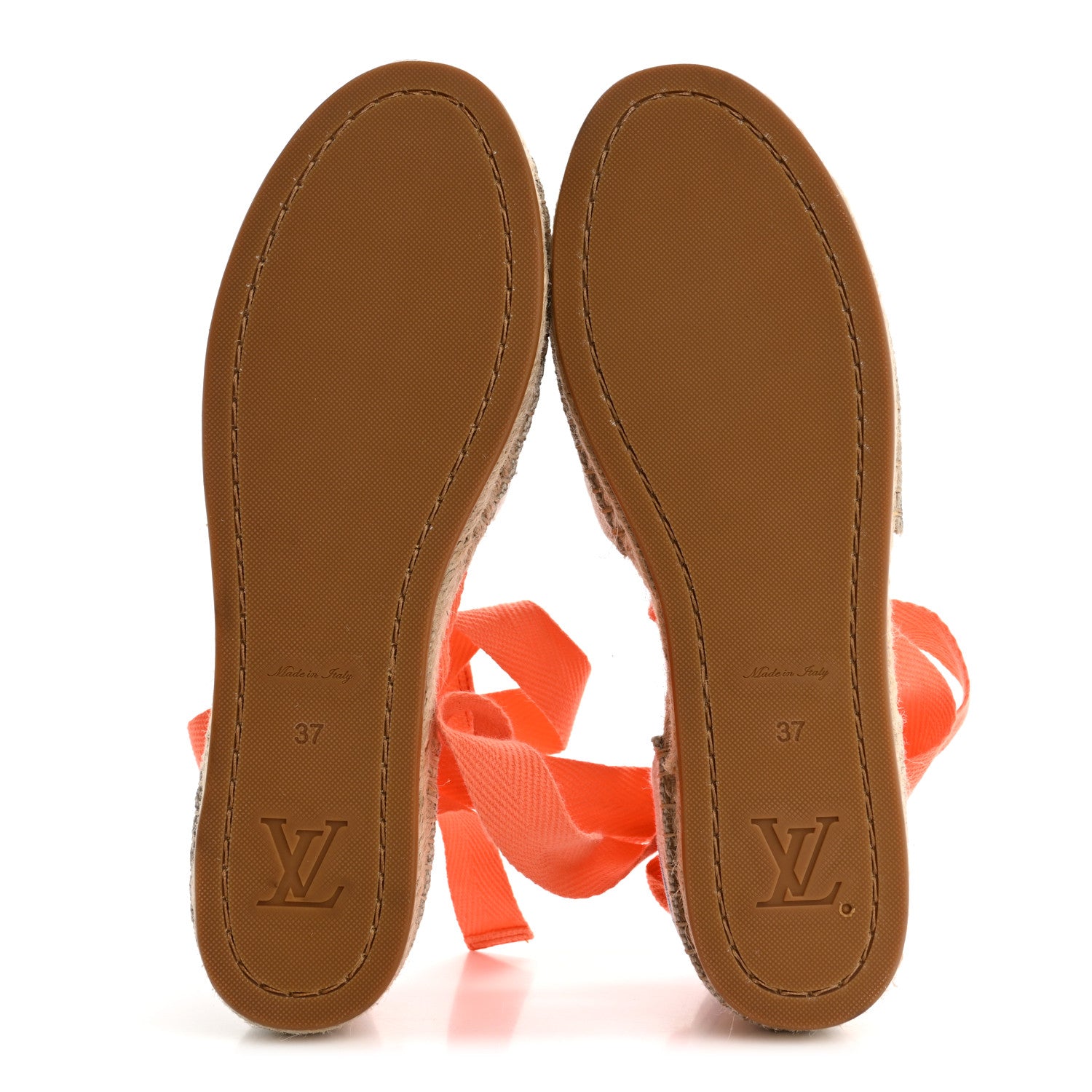 Louis Vuitton Canvas Monogram Starboard Espadrille Flats 37 Blue 6 of 9