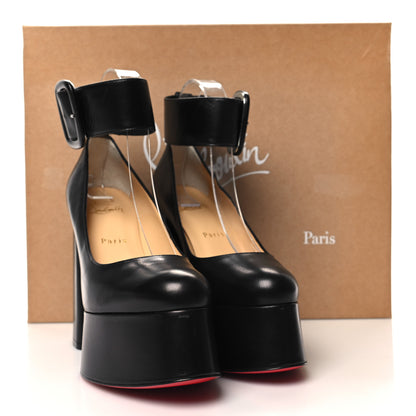 Christian Louboutin CHRISTIAN LOUBOUTIN Kid Delightfool 130 Platform Pumps 37.5 Black 9 of 9