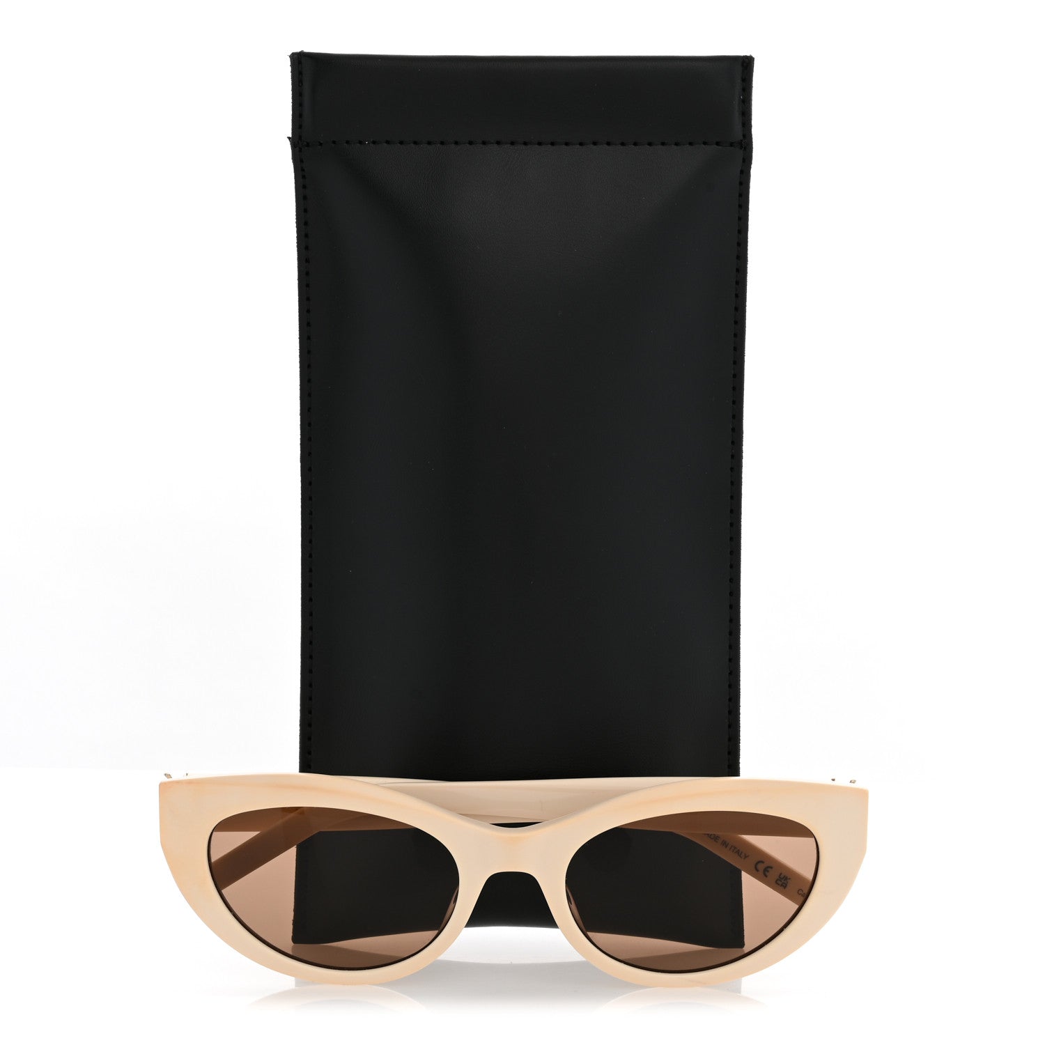 Saint Laurent Cat Eye SL M115 Sunglasses Ivory 9 of 9