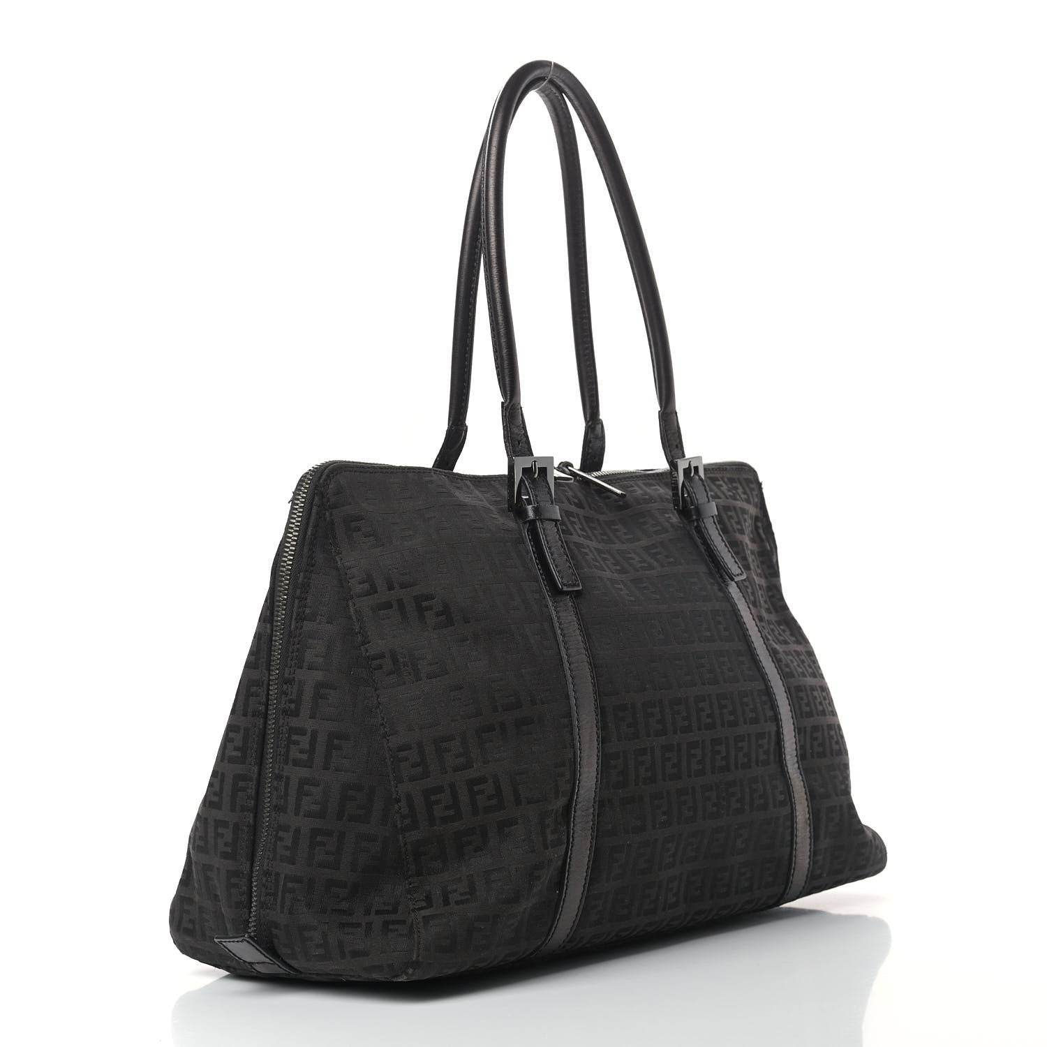 Fendi Zucchino Tote Black 2 of 12