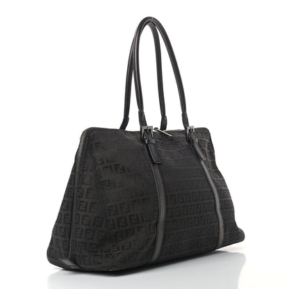 Fendi Zucchino Tote Black 2 of 12