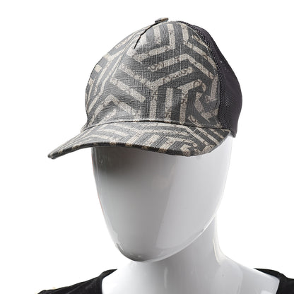 Gucci GG Supreme Monogram Caleido Baseball Hat M Black 2 of 8