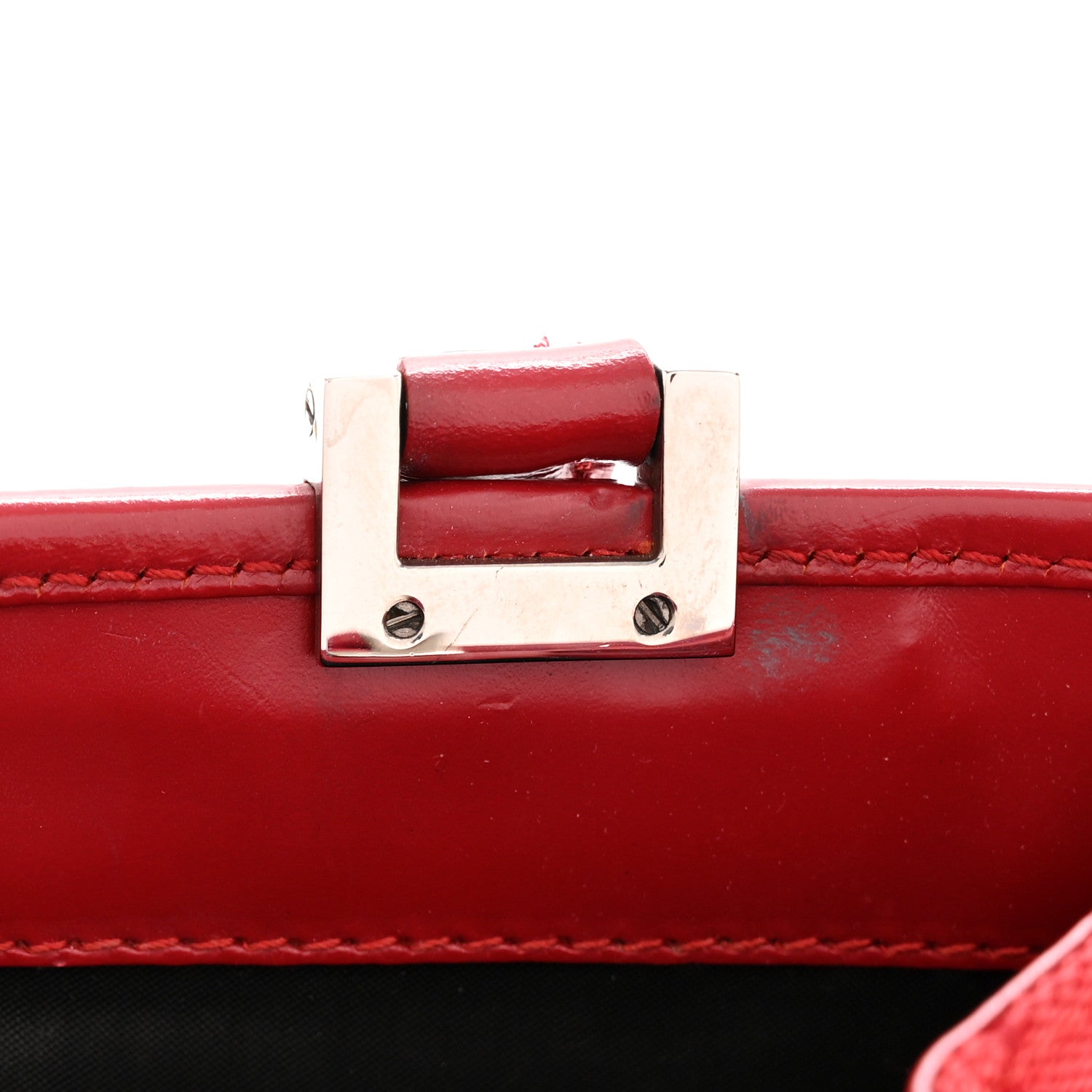 Gucci Monogram Small Bardot Shoulder Bag Red 13 of 15