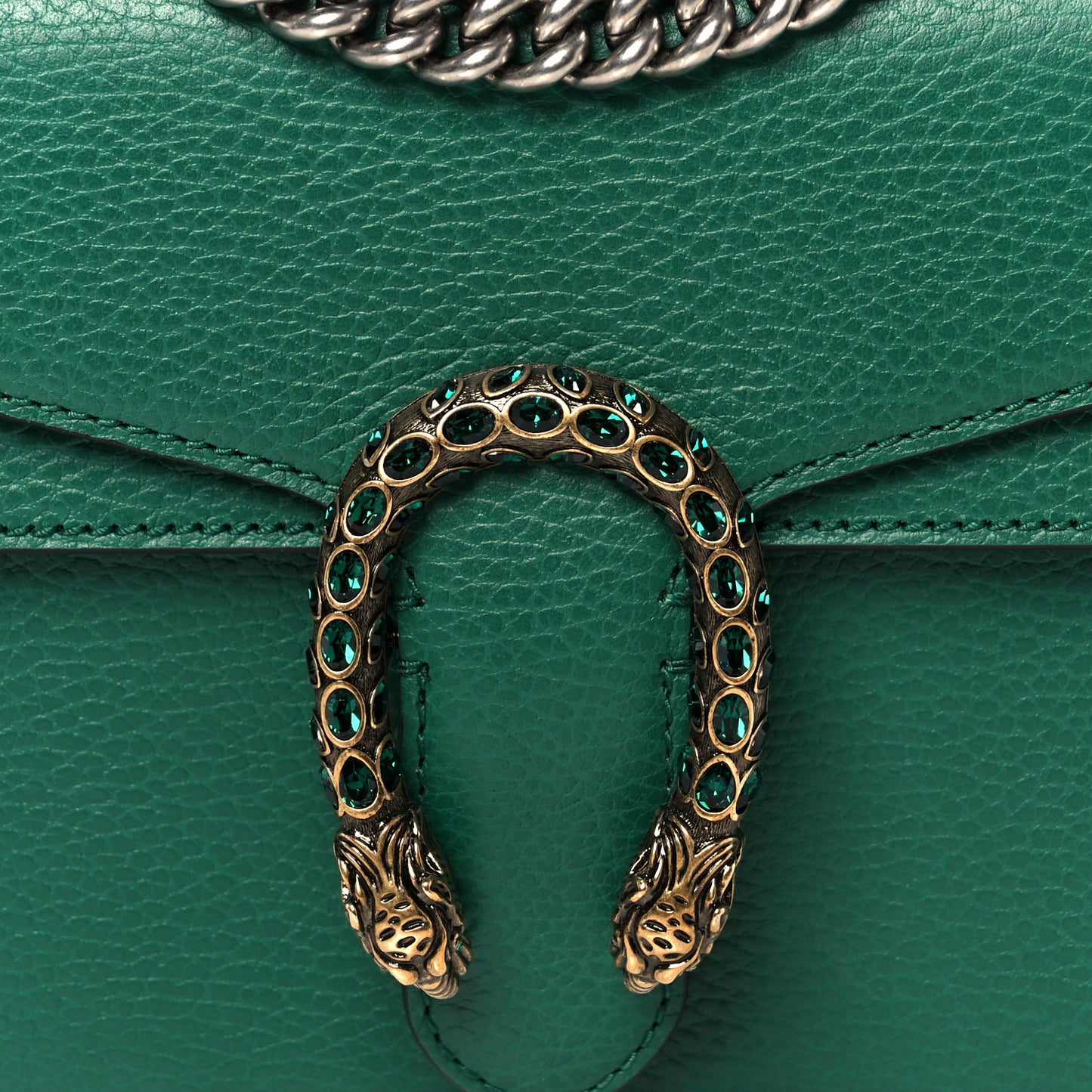Calfskin Mini Dionysus Shoulder Bag Emerald