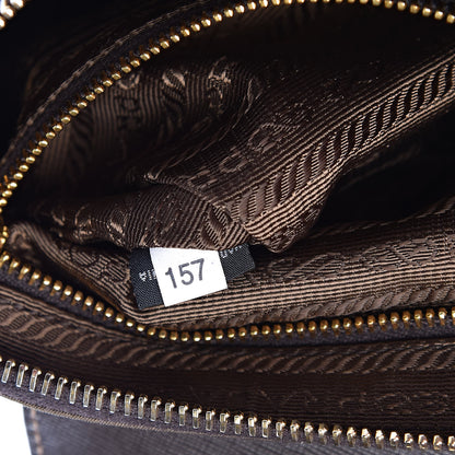 Prada Tessuto Nylon Saffiano Crossbody Bag Corinto 7 of 11