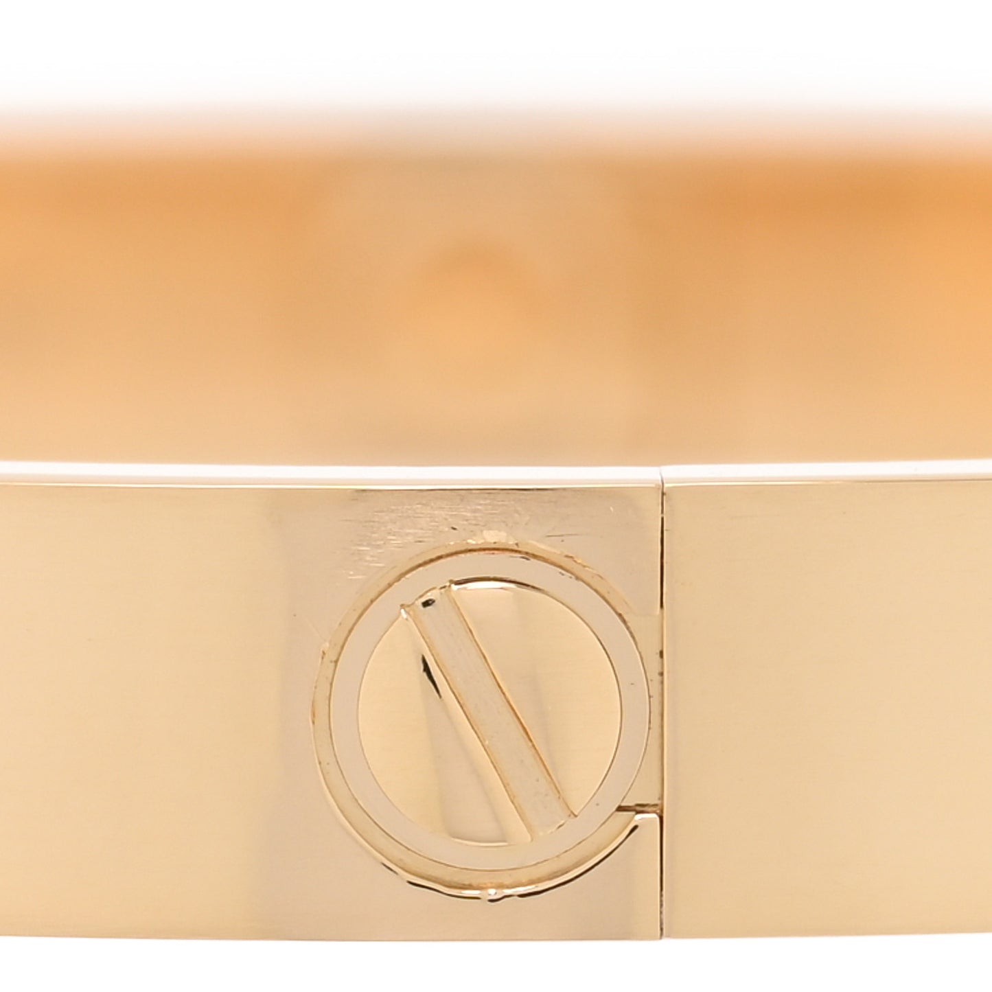 18K Yellow Gold 4 Diamond LOVE Bracelet 18