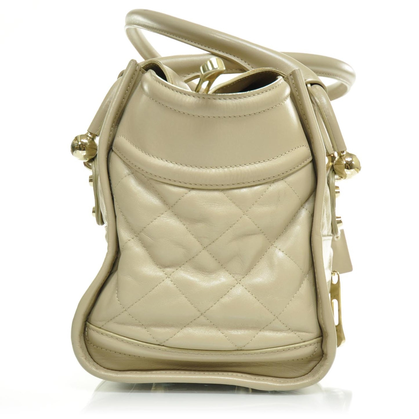 Leather Quilted Manor Tote