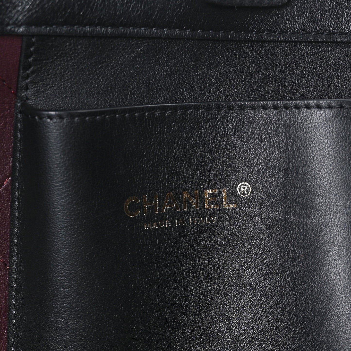 Calfskin Large Serial Shopper Tote Black