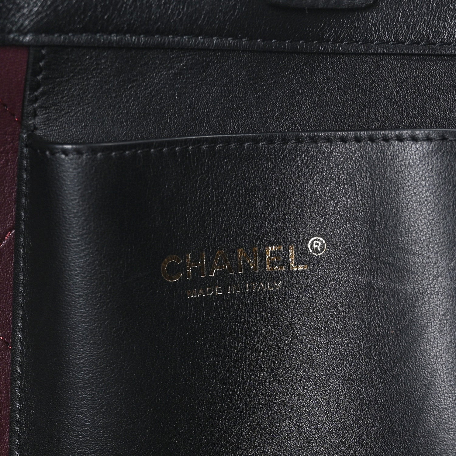 Chanel Calfskin Large Serial Shopper Tote Black 6 of 9