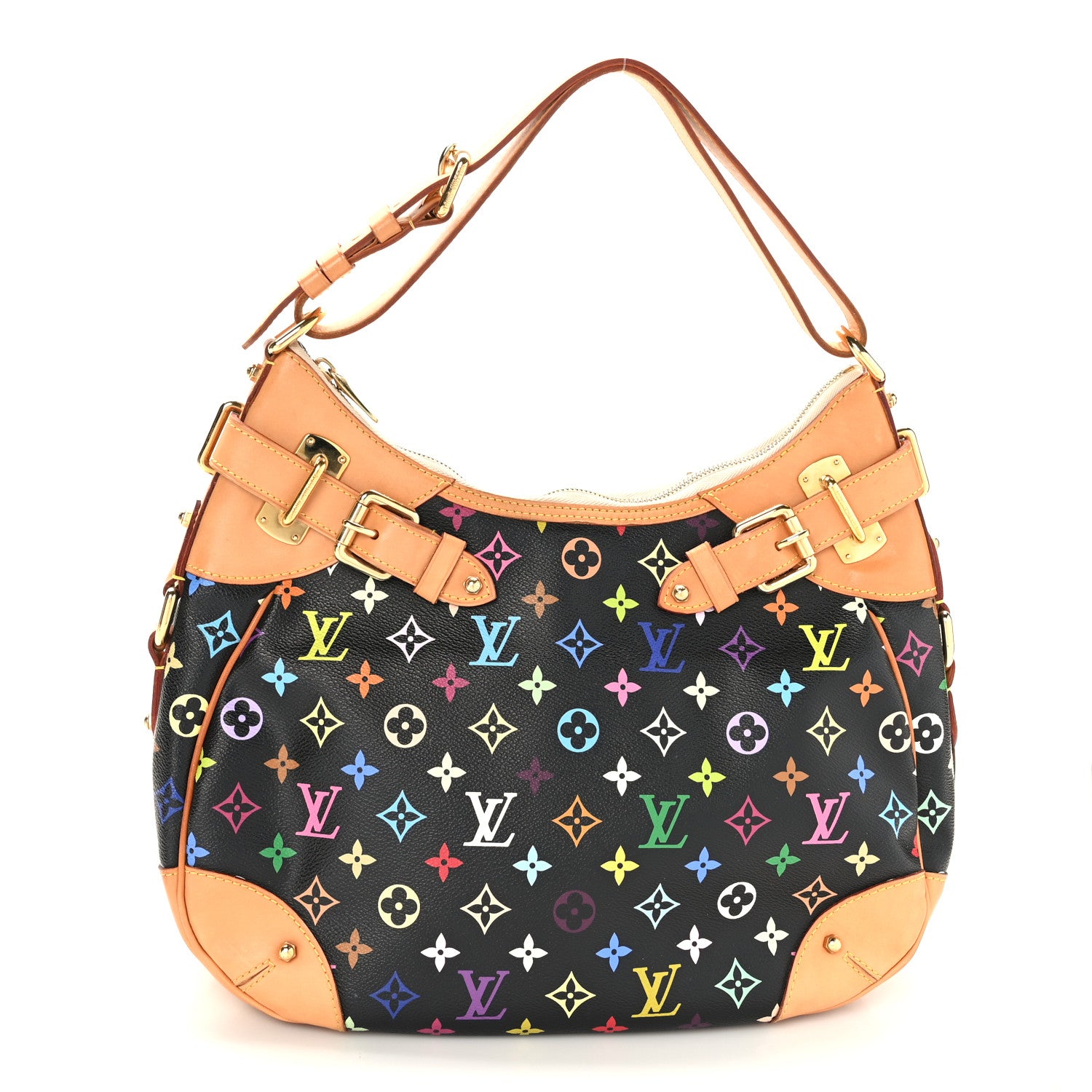Louis Vuitton Monogram Multicolor Greta Black 1 of 8