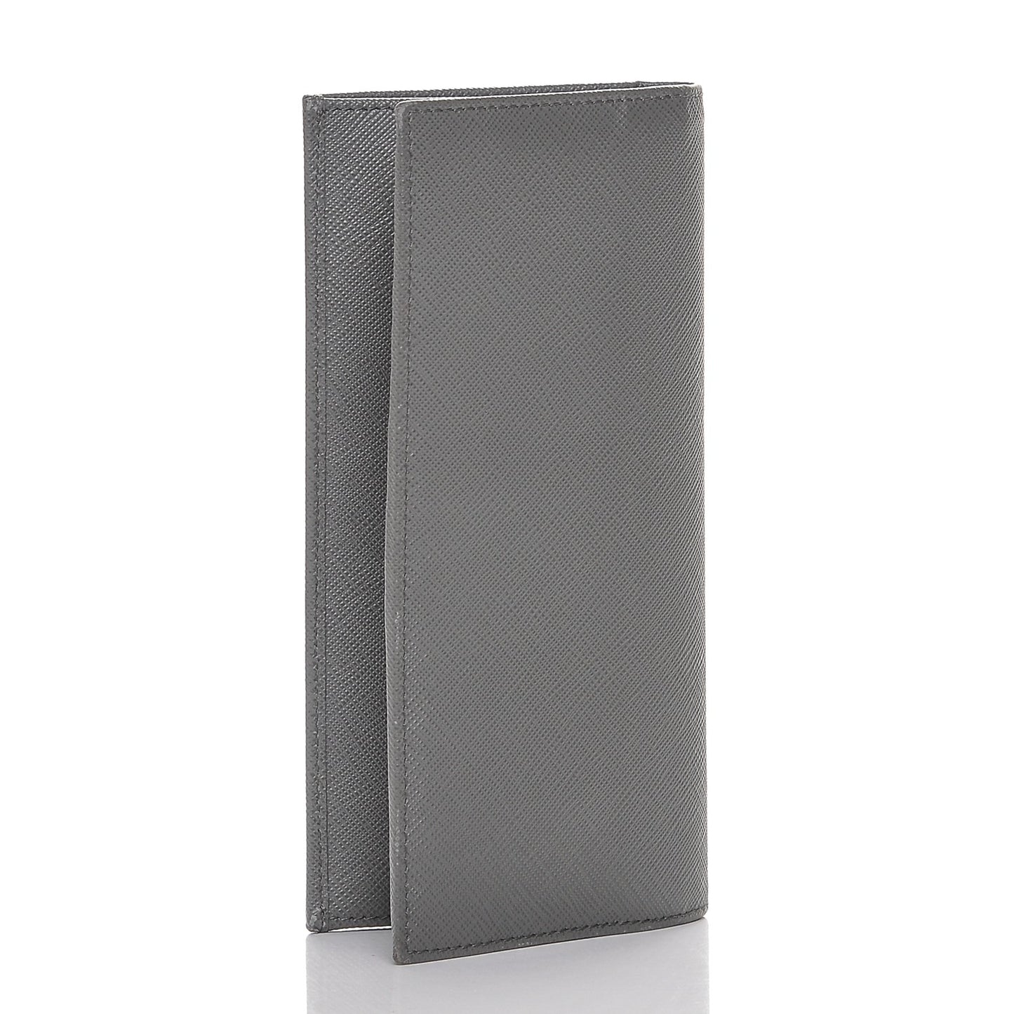 Saffiano Long Wallet Grey