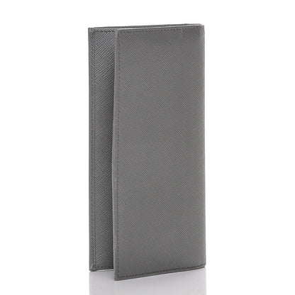 Prada Saffiano Long Wallet Grey 3 of 6