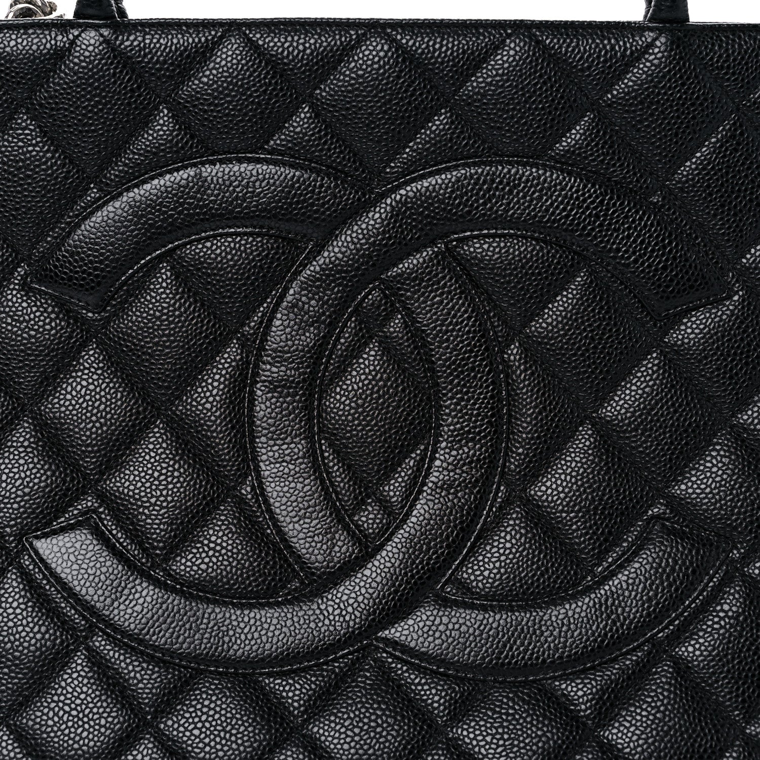Chanel Caviar Quilted Medallion Tote Black 10 of 10