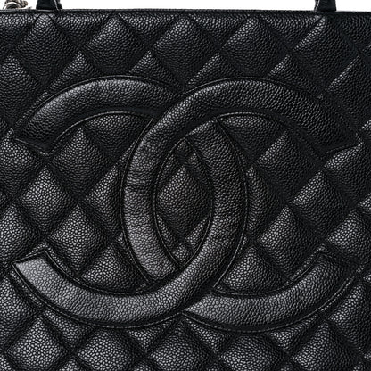 Chanel Caviar Quilted Medallion Tote Black 10 of 10