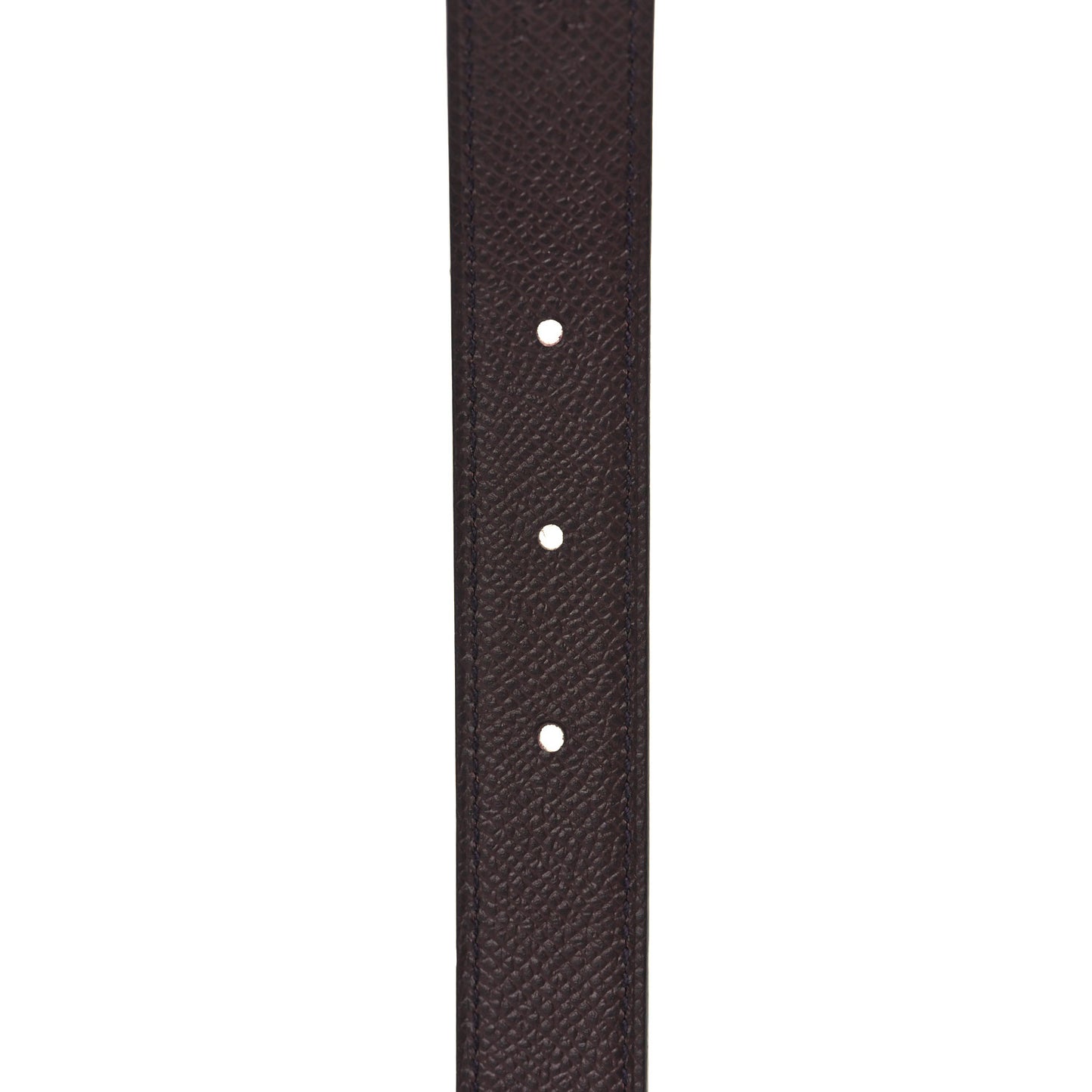 Swift Epsom 24mm H au Carre Twist Belt 75 Mauve Sylvestre Rouge Sellier