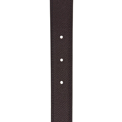 Hermes Swift Epsom 24mm H au Carre Twist Belt 75 Mauve Sylvestre Rouge Sellier 4 of 5