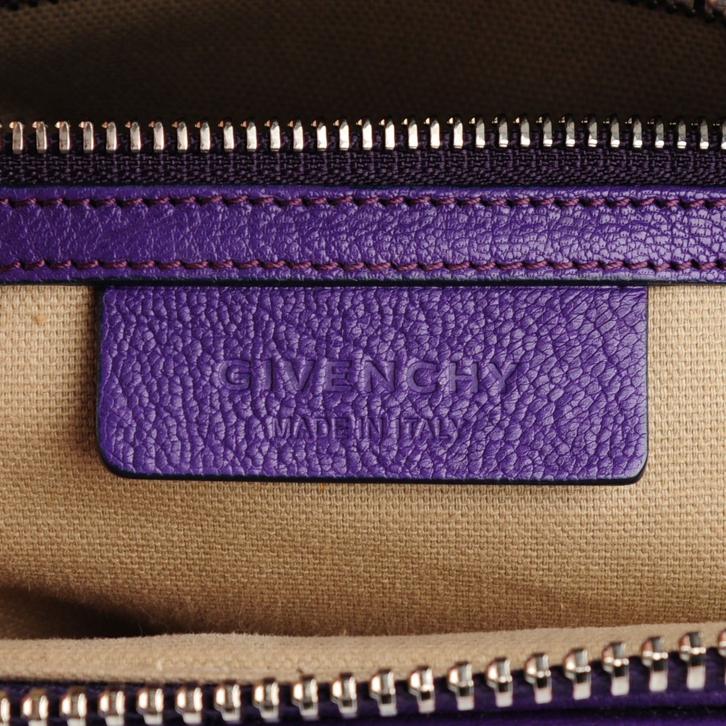 Sugar Goatskin Small Antigona Violet