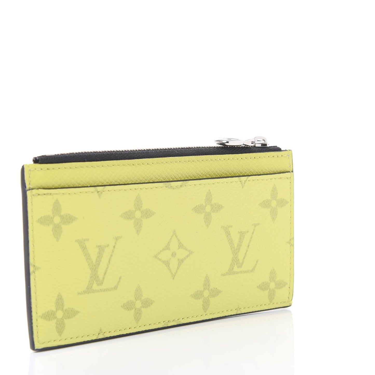 Monogram Taiga Coin Card Holder Yellow