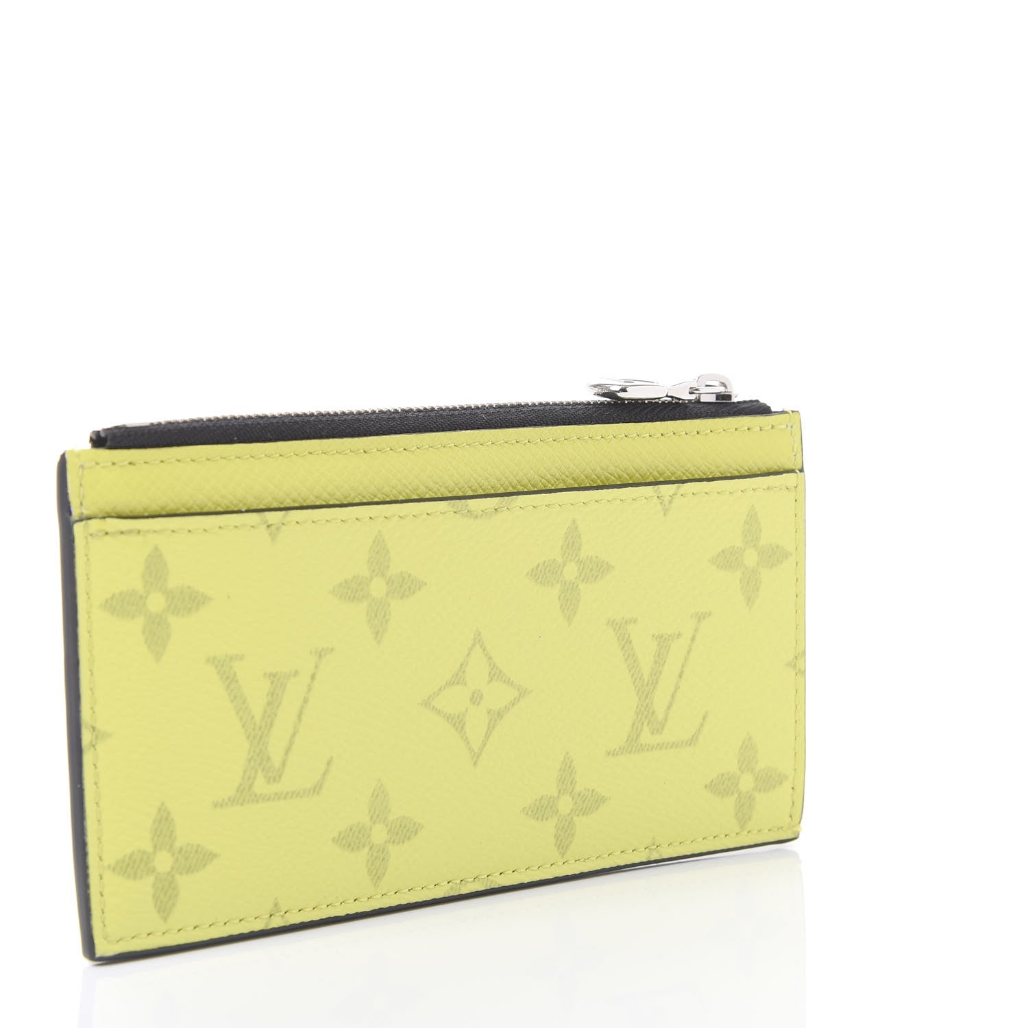Louis Vuitton Monogram Taiga Coin Card Holder Yellow 3 of 10