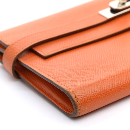 Hermes Epsom Kelly Longue Wallet Orange 17 of 17