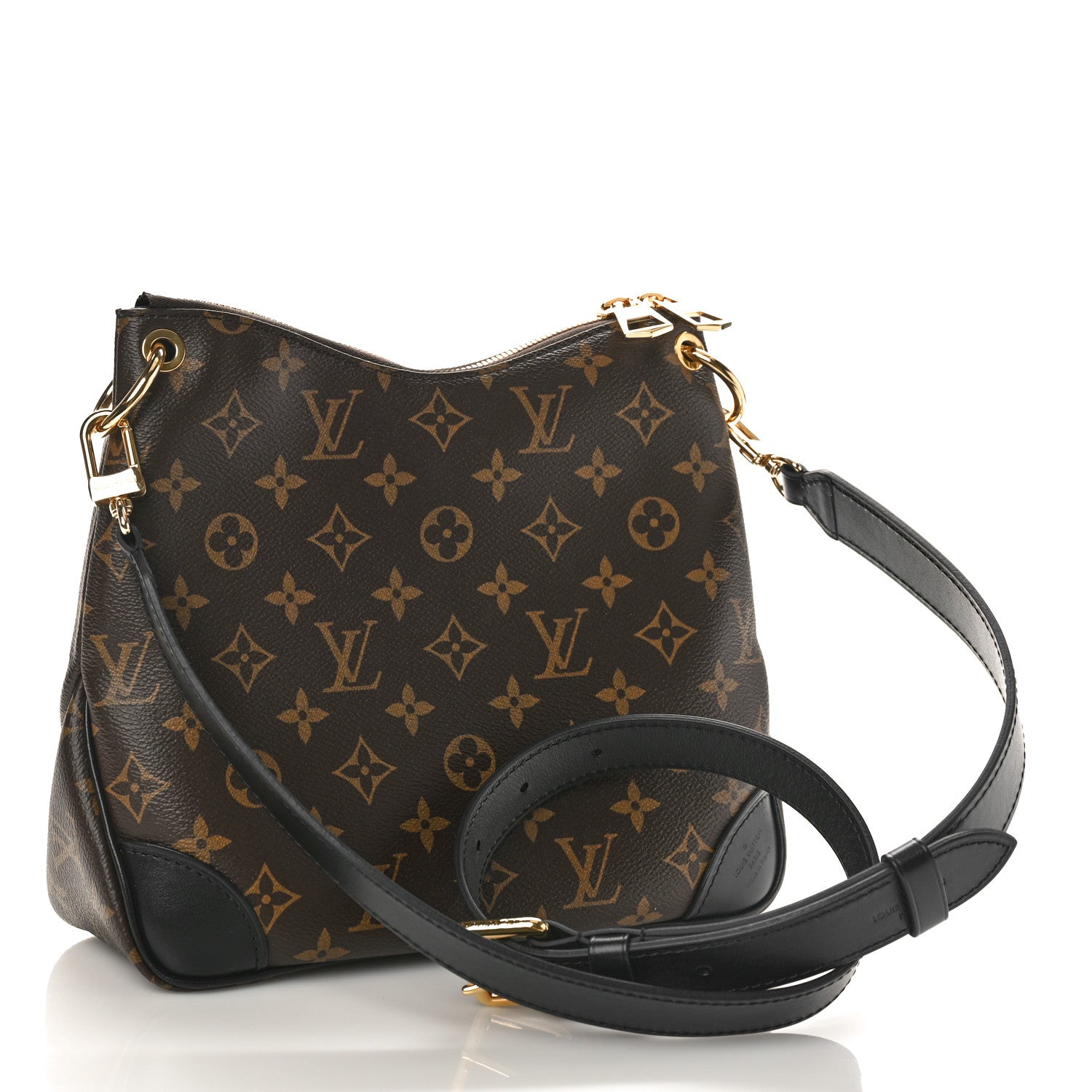 Louis Vuitton Monogram Odeon PM Black 2 of 7