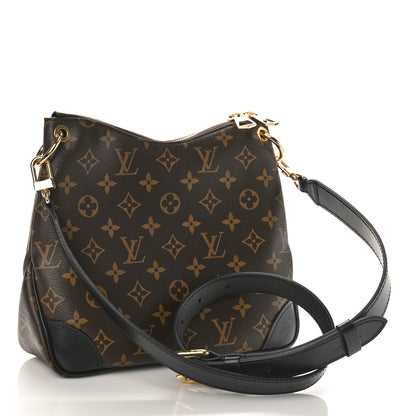 Louis Vuitton Monogram Odeon PM Black 2 of 7