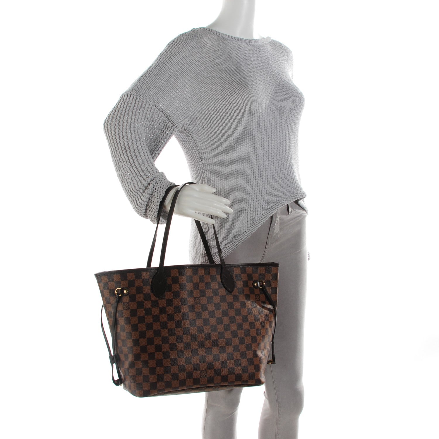 Louis Vuitton Damier Ebene Neo Neverfull MM 3 of 10