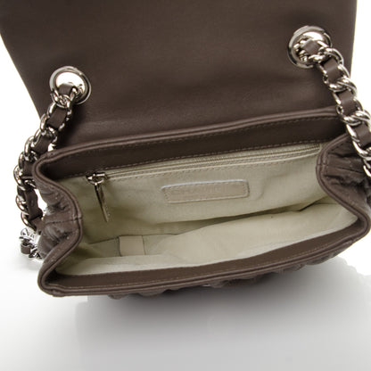 Chanel Washed Lambskin Quilted Mini Chain Around Flap Taupe 5 of 7