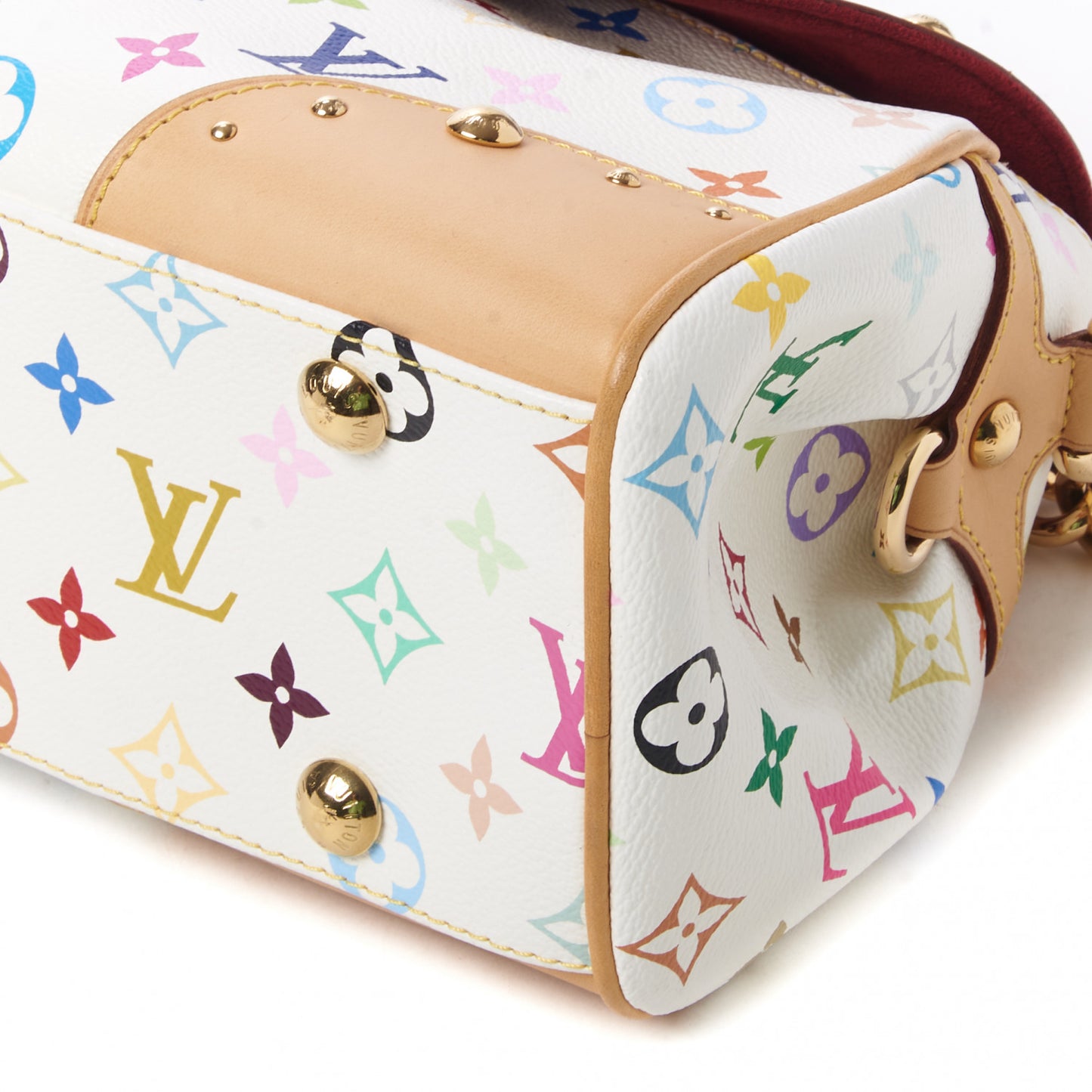 Monogram Multicolor Beverly MM White