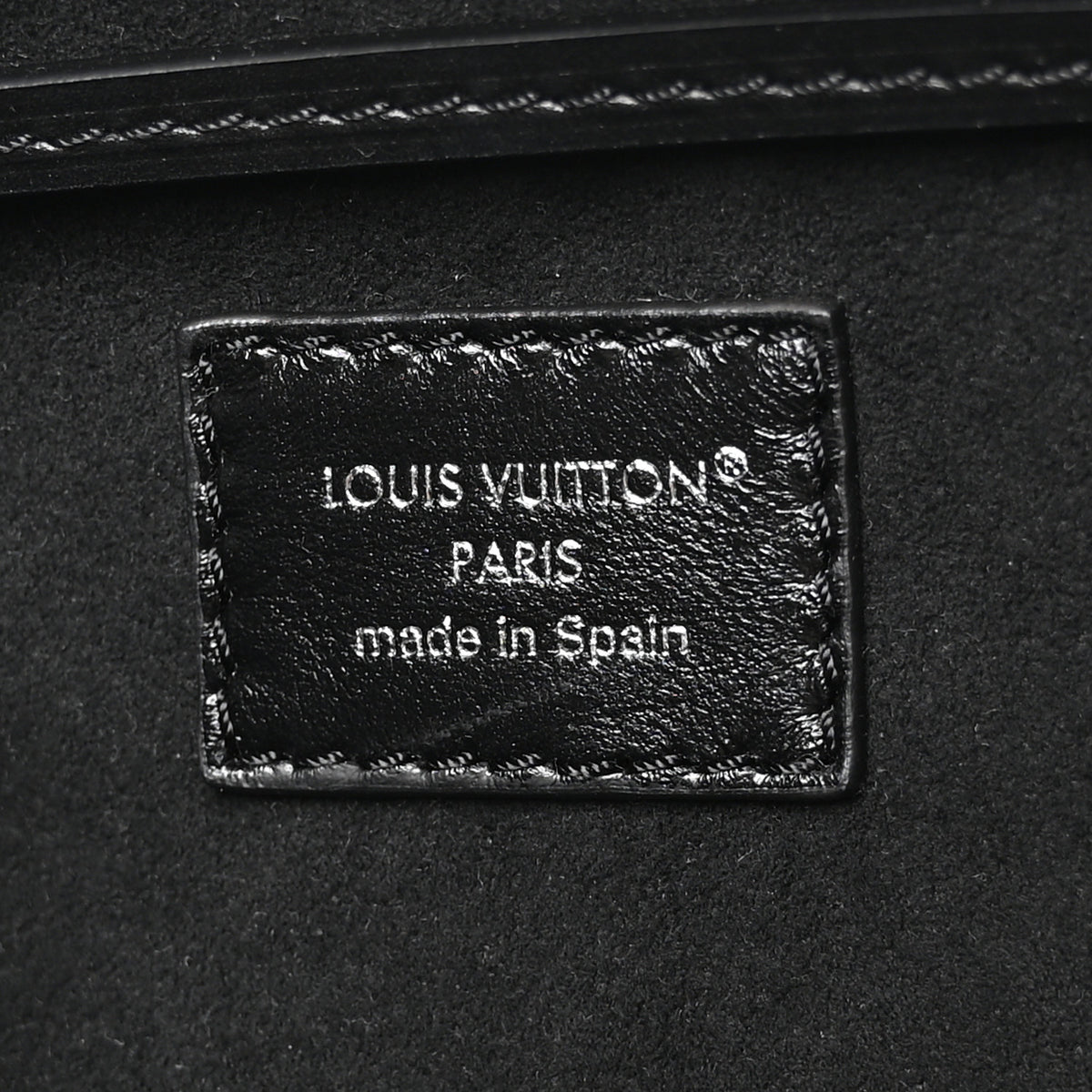 Louis Vuitton Lambskin Monogram Montsouris Vibe PM Black 6 of 9