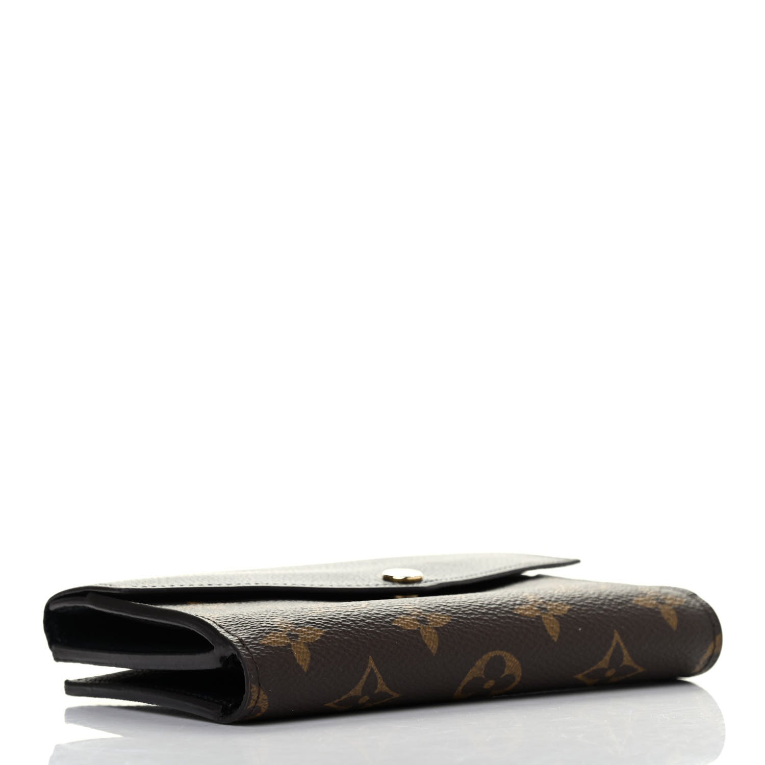 Louis Vuitton Monogram Pallas Compact Wallet Black 3 of 4