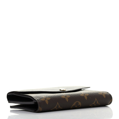 Louis Vuitton Monogram Pallas Compact Wallet Black 3 of 4