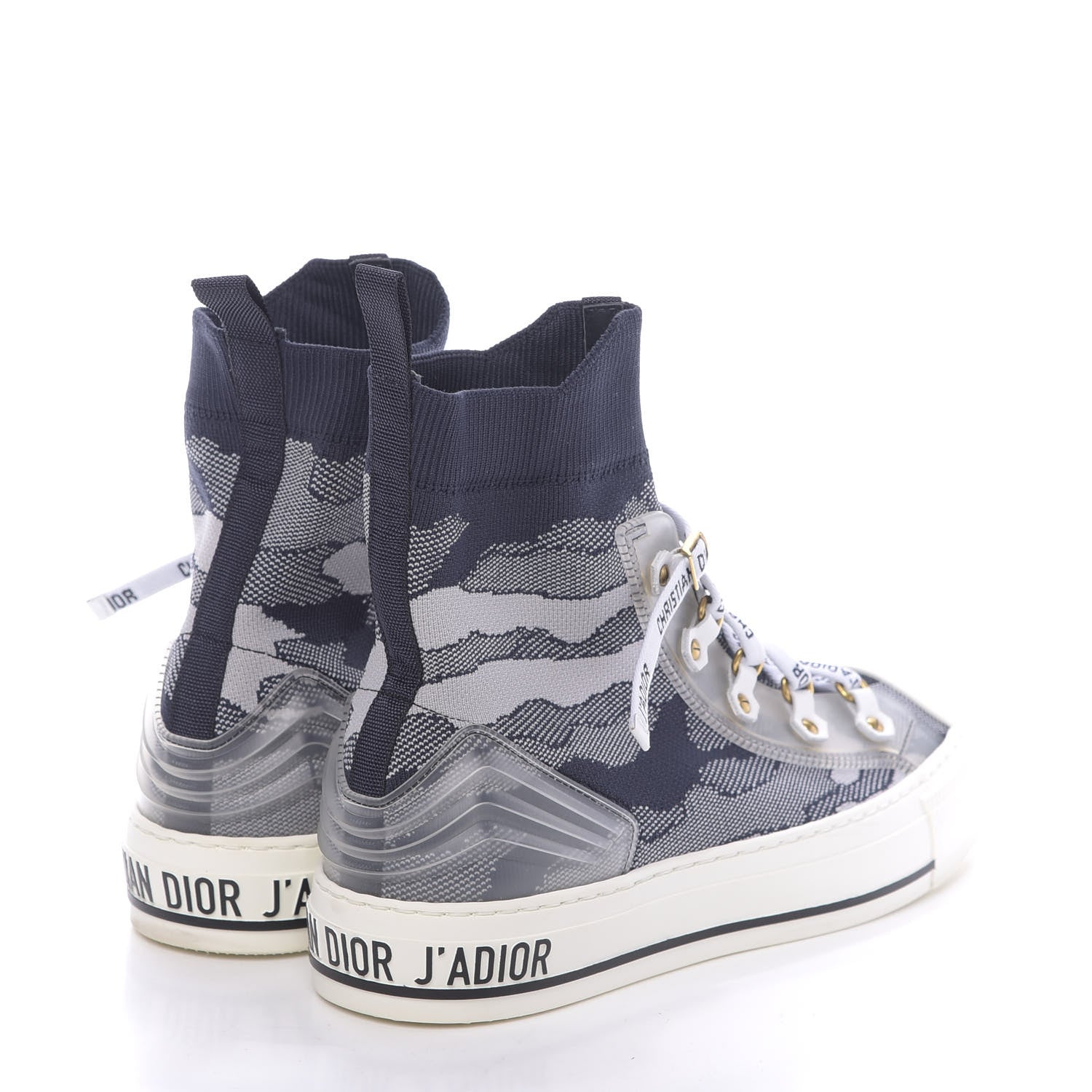 Christian Dior Technical Knit High Top Sneakers 38.5 4 of 10