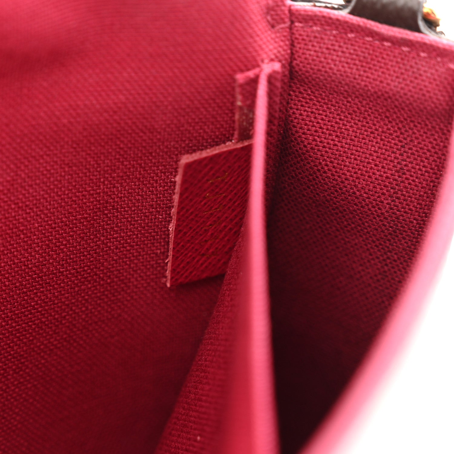 Louis Vuitton Monogram Pochette Felicie Chain Wallet Fuchsia 8 of 11