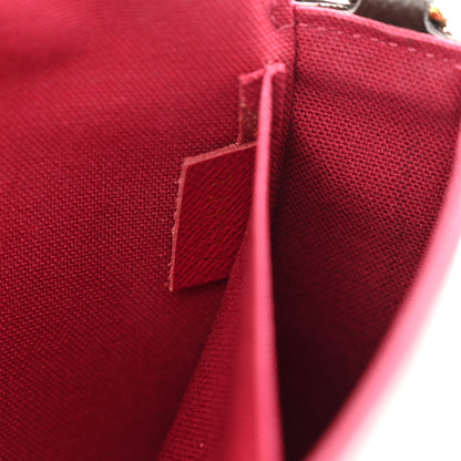 Louis Vuitton Monogram Pochette Felicie Chain Wallet Fuchsia 8 of 11