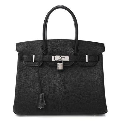 Hermes Chevre de Coromandel Birkin 30 Black 1 of 10