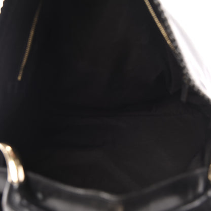 Gucci Calfskin Large Horsebit Chain Hobo Black 5 of 10