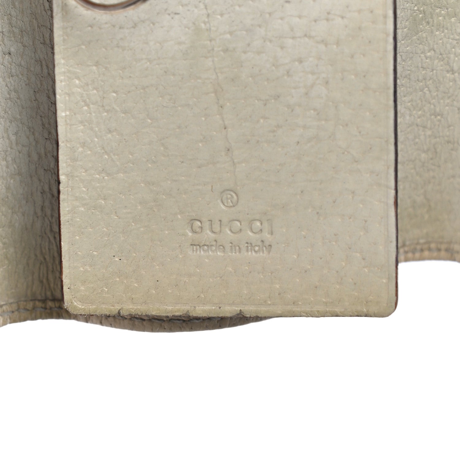 Gucci GG Supreme Monogram 6 Key Holder Case Off White 6 of 15