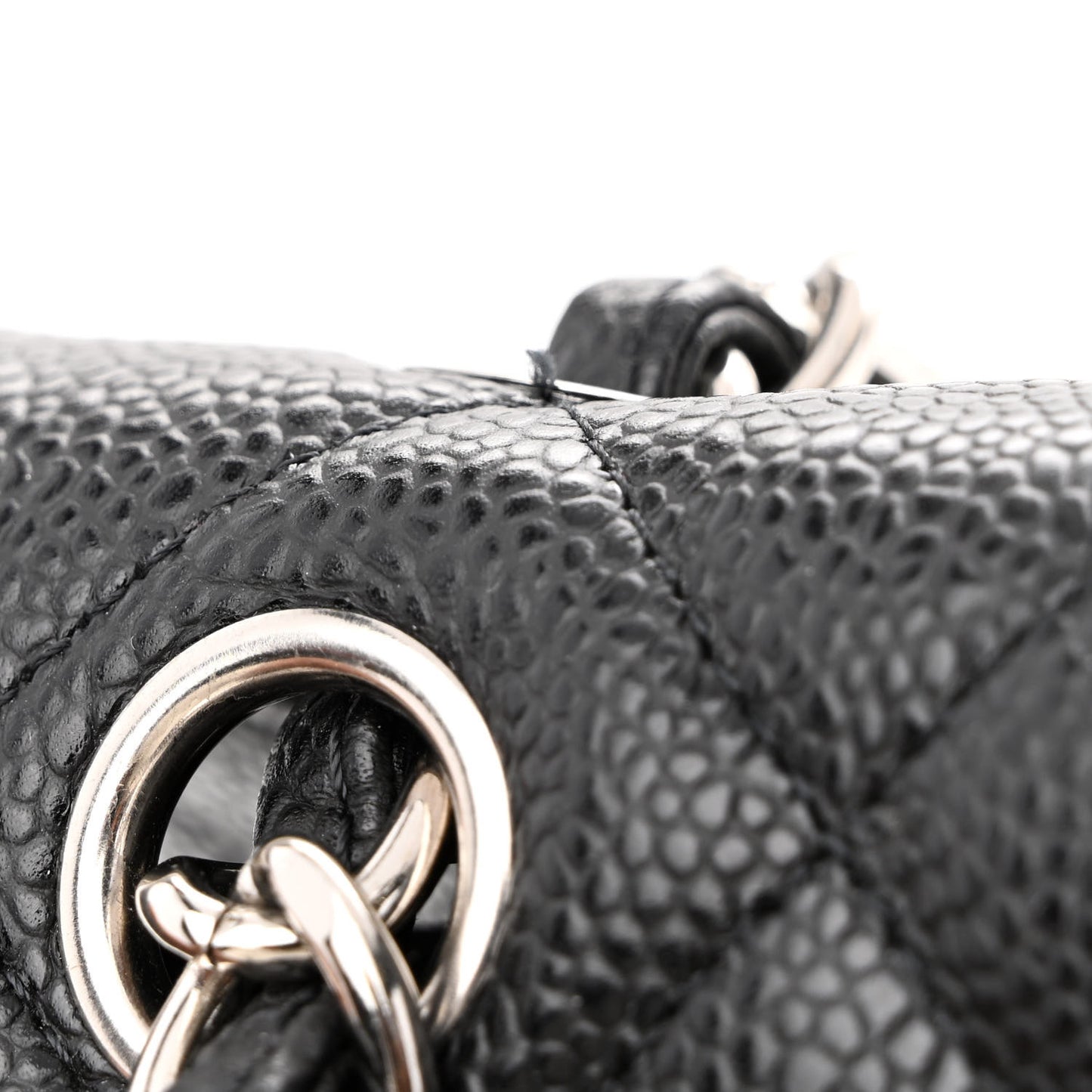 Caviar Quilted Maxi Single Flap Black