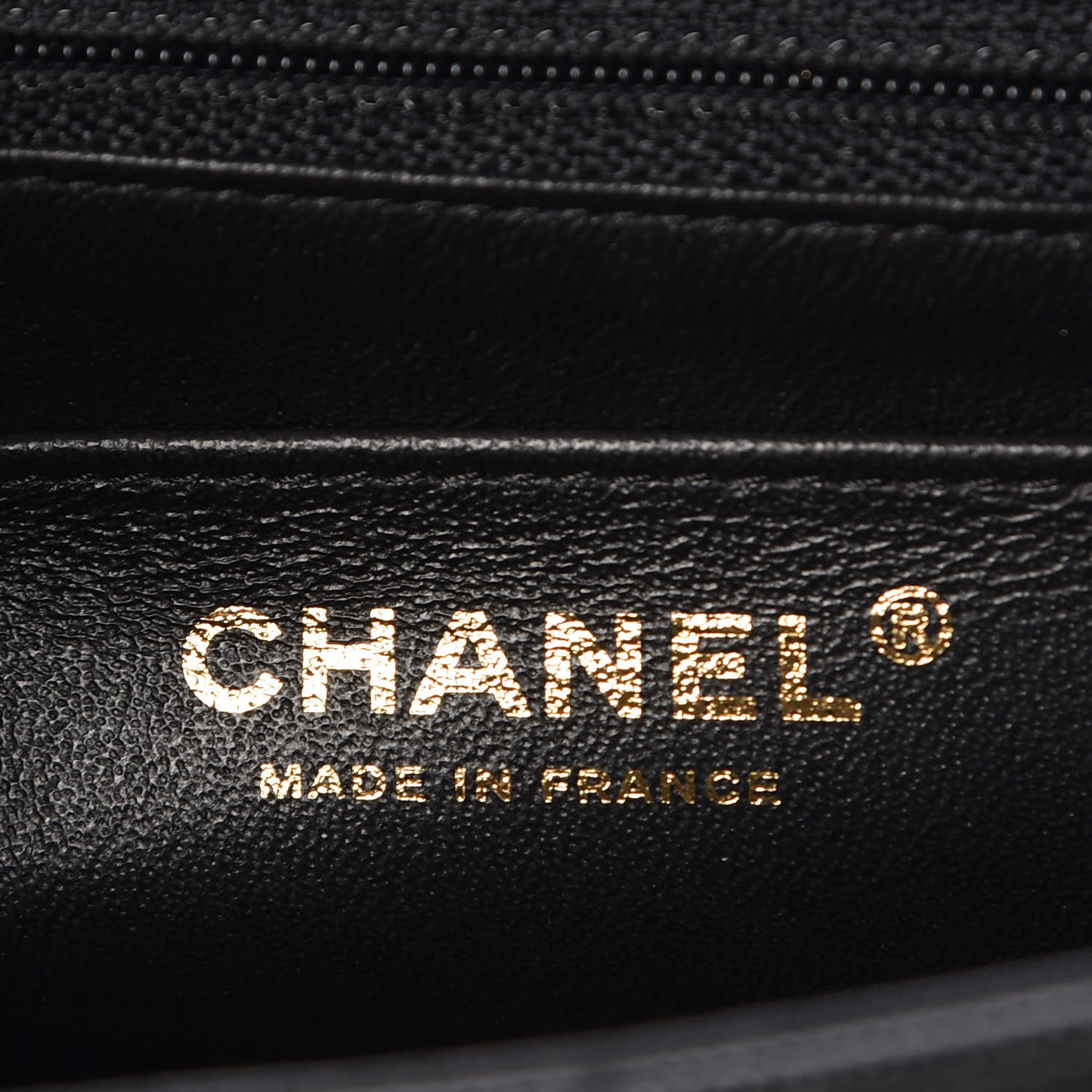 Caviar Quilted Mini Rectangular Flap Black