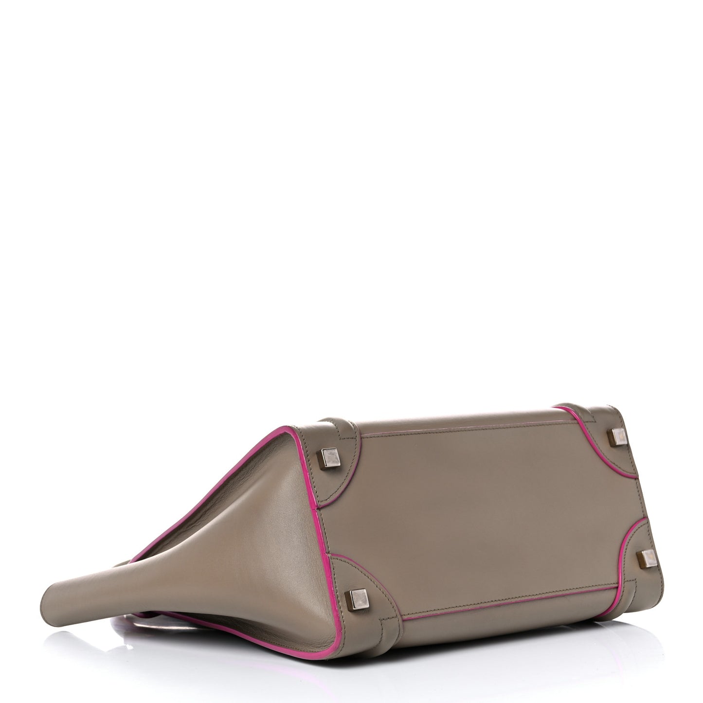 Palmelato Calfskin Micro Luggage Beige