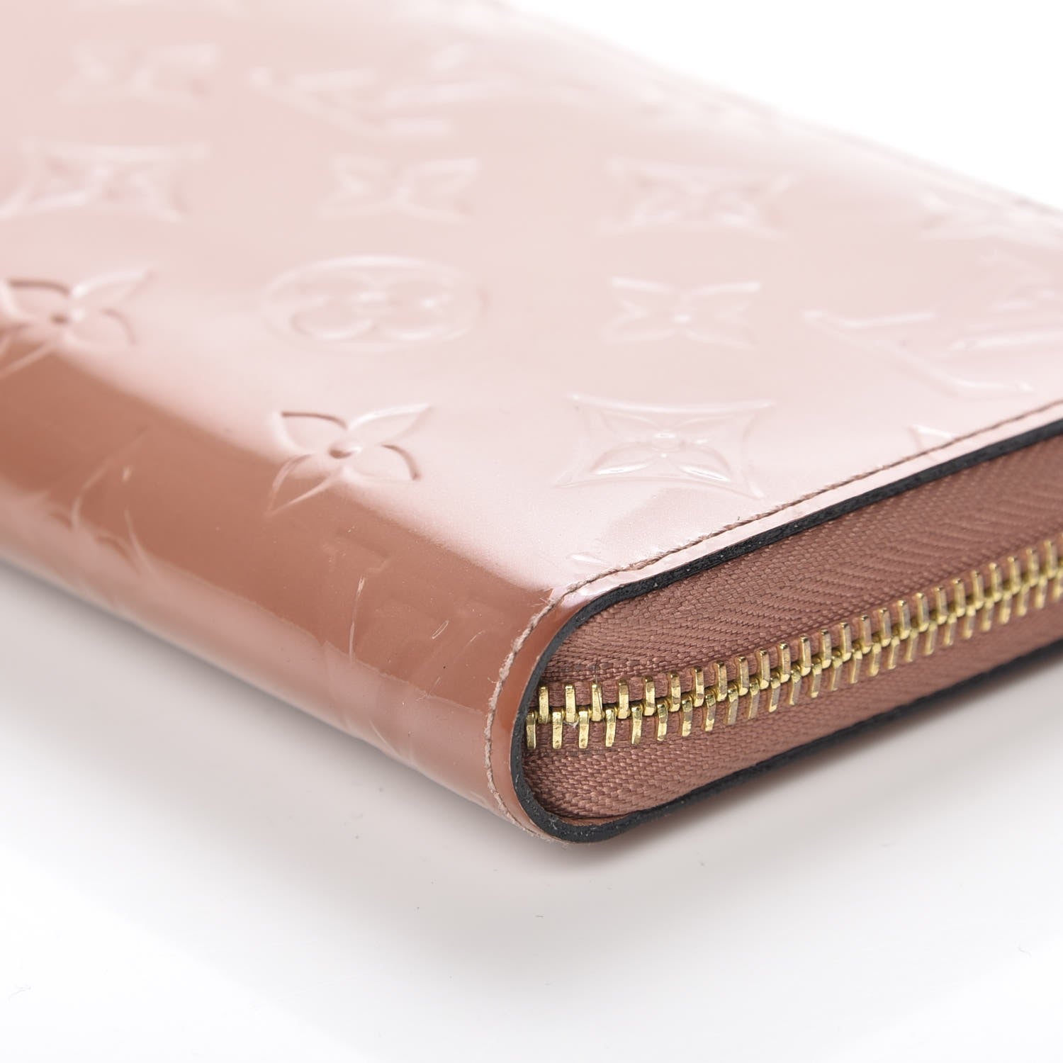 Louis Vuitton Vernis Zippy Wallet Rose Velours 10 of 12