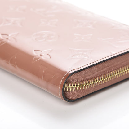 Louis Vuitton Vernis Zippy Wallet Rose Velours 10 of 12