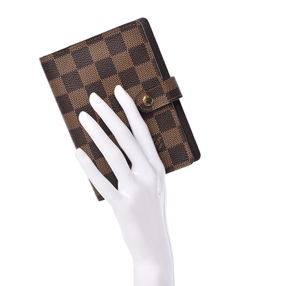 Louis Vuitton Damier Ebene Small Ring Agenda Cover 2 of 10