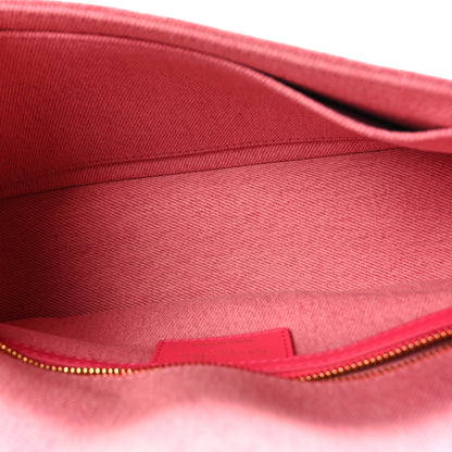 Christian Dior Denim Macrocannage Medium Caro Bag Fuchsia Multicolor 5 of 9