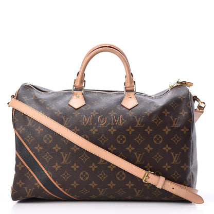 Louis Vuitton Monogram My LV Heritage Speedy Bandouliere 40 Black Moutarde 1 of 10