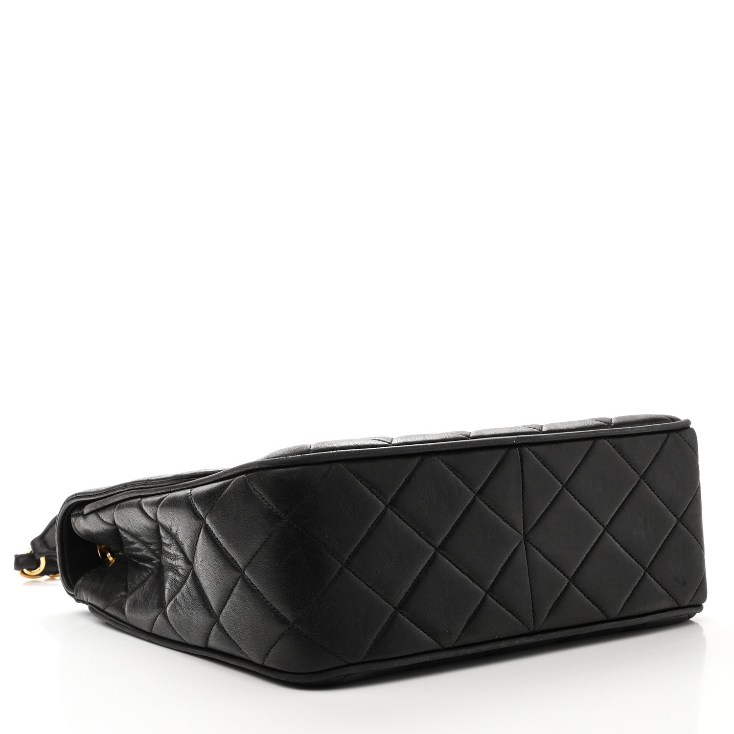 Chanel Lambskin Quilted Mini Square Flap Bag Black 4 of 10
