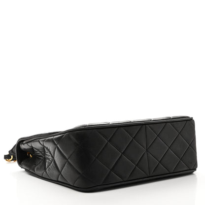 Chanel Lambskin Quilted Mini Square Flap Bag Black 4 of 10