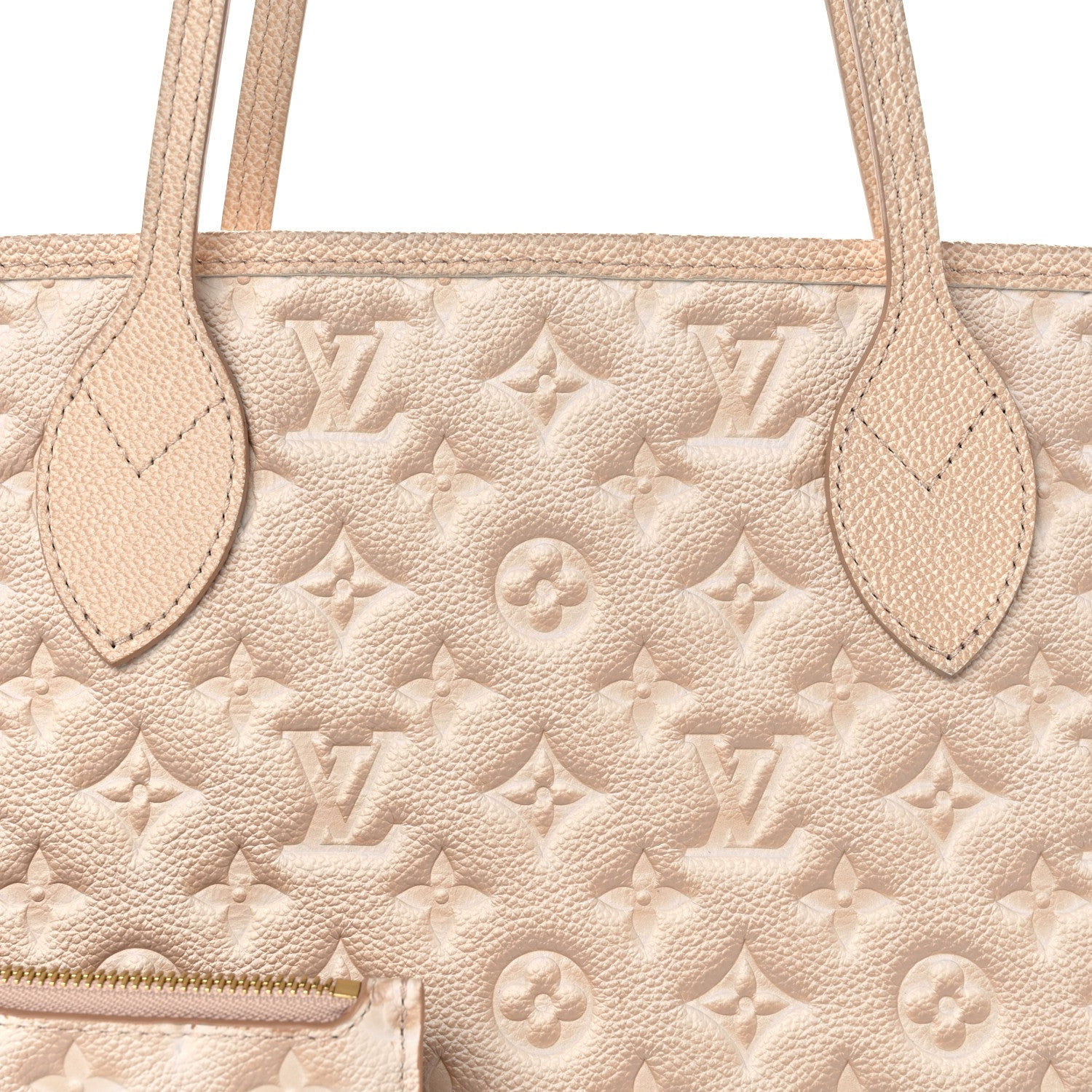Louis Vuitton Empreinte Monogram Summer Stardust Neverfull MM Beige Clair 8 of 10